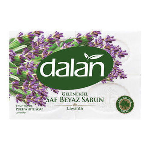 Dalan Lavanta Özlü Beyaz Banyo Sabunu 4'lü 150 Gr nin resmi