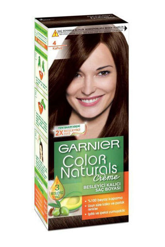 Garnier Color Naturals No:4 Kahve Saç Boyası nin resmi
