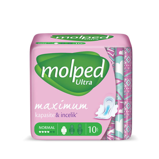 Molped Ultra Normal Hijyenik Ped 10'lu nin resmi