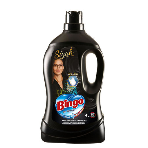 Bingo Siyahlar İçin Sıvı Çamaşır Deterjanı 67 Yıkama 4 Lt nin resmi