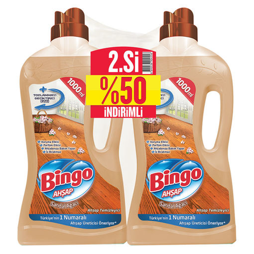 Bingo Ahşap Temizleyicisi 1Lt+1 Lt nin resmi
