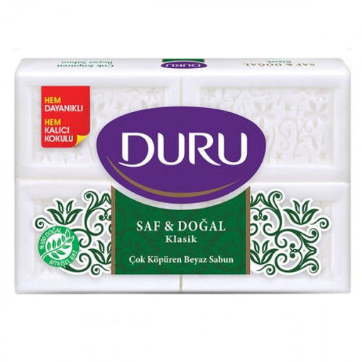 Duru Saf%Doğal Klasik Banyo Sabunu 4*150 Gr nin resmi