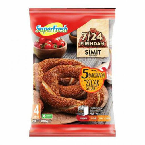 Superfresh 7/24 Fırından Simit 400 Gr nin resmi