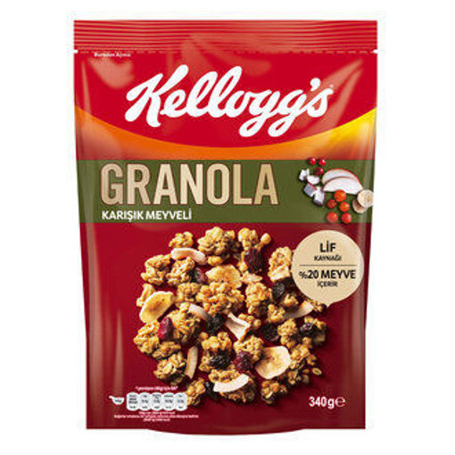 Kellogs Granola Karışık Meyveli Müsli 340 Gr nin resmi