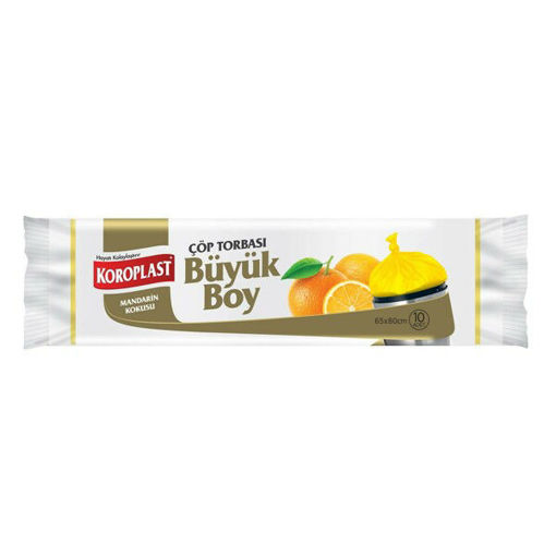 Koroplast Mandarin Kokulu Büyük Boy Çöp Torbası nin resmi