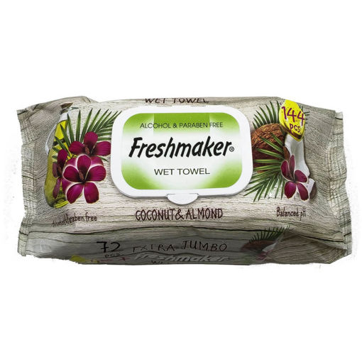 Freshmaker Extra Jumbo Islak Havlu 144'lü nin resmi
