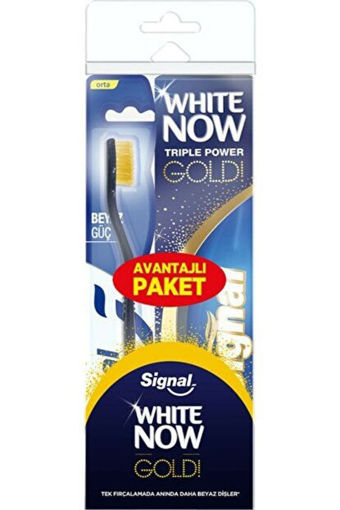 Signal White Now Gold Diş Macunu+Diş Fırçası nin resmi