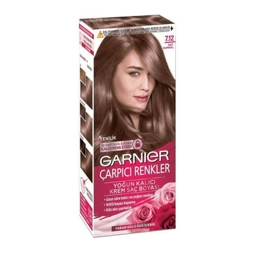 Garnier Color Naturals 7.12 İnci Kumral Saç Boyası nin resmi