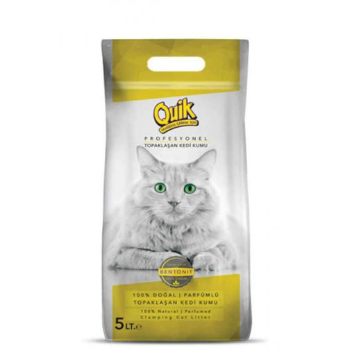 Jungle Quik Bentonit Ince Bebek Pudralı Kedi Kumu 5lt nin resmi