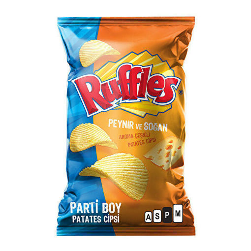 Ruflles Peynir ve Soğan Aroma Çeşni Patates Cipsi 150 Gr nin resmi