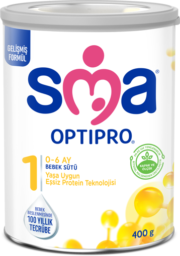 Sma Optipro 1 0-6 Ay Bebek Sütü 400 Gr nin resmi