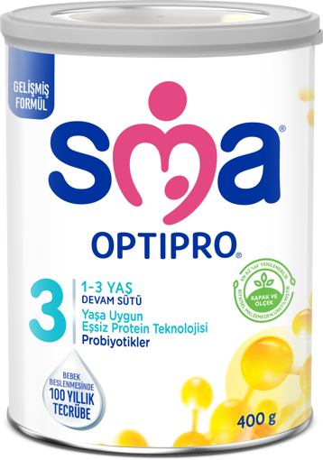 Sma Optipro 3 1-3 Yaş Devam Sütü 400 Gr nin resmi