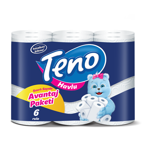 Teno Kağıt Havlu 6'lı nin resmi