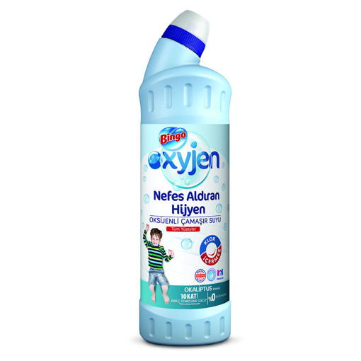 Bingo Oksijen Okaliptus Çamaşır Suyu 750 Ml nin resmi