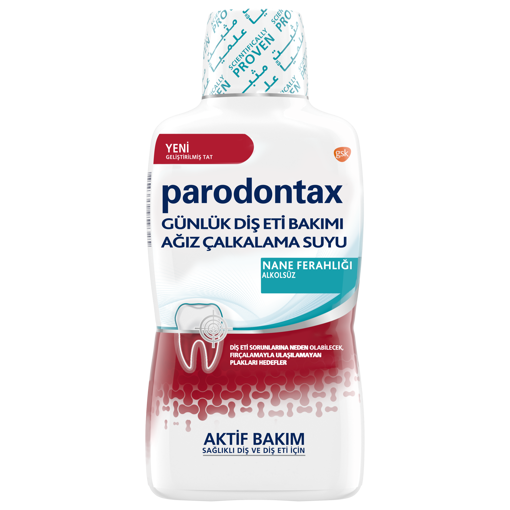 Parodontax Günlük Diş Eti Bakımı Ağız Çalkalama Suyu nin resmi