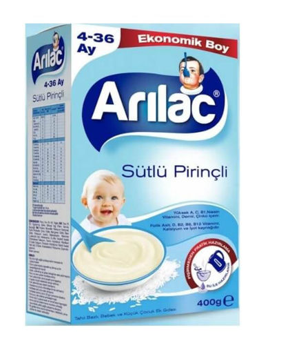 Arılac İnstant Ek Gıda Sütlü Pirinçli 400Gr nin resmi