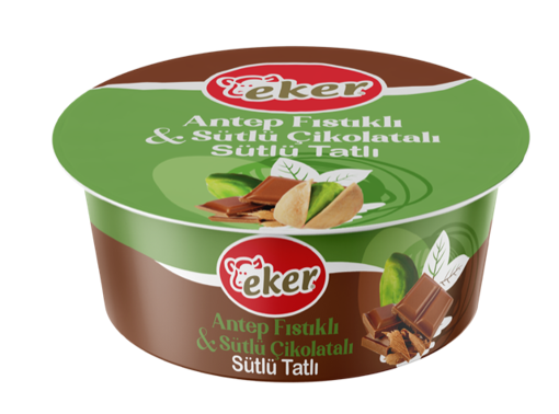Eker Antep Fıstıklı & Sütlü Çikolatalı Sütlü Tatlı 125 Gr nin resmi