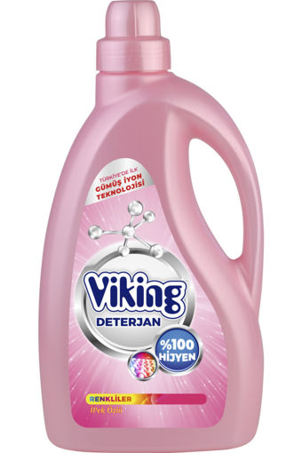 Viking  Renkliler İçin Sıvı Çamaşır Deterjanı İpek Özlü 2700 Ml nin resmi
