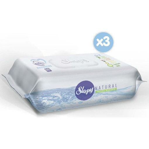 Sleepy Natural Islak Havlu 3*60'lı nin resmi