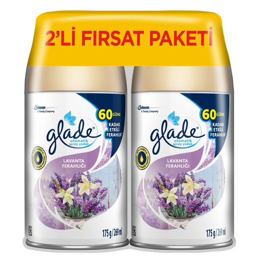 Glade Otomatik Sprey 2'li Yedek Lavanta Ferahlığı  nin resmi