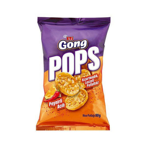 Eti Gong Pops Acılı Kraker 80 Gr nin resmi