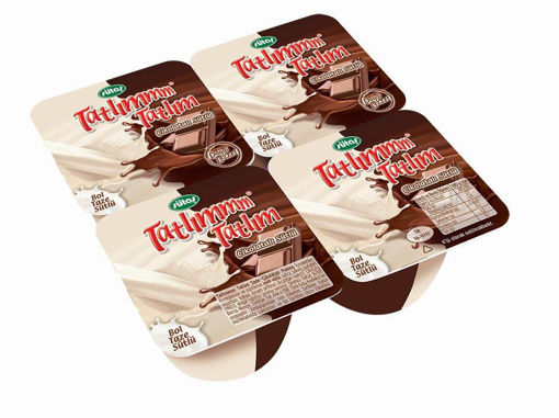 Sütaş Tatlım Çikolatalı Sütlü 4*60 Gr nin resmi