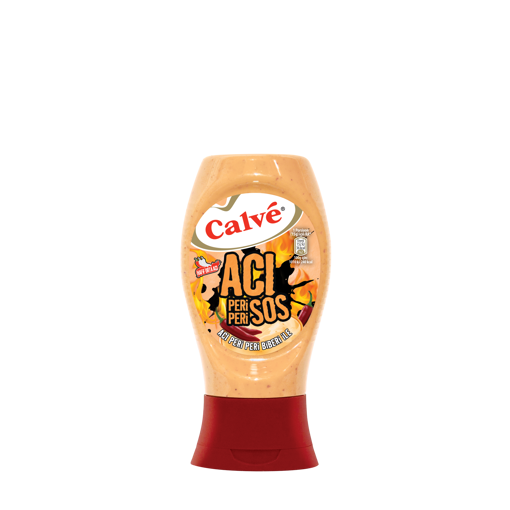 Calve Acı Peri Peri Sos 245 Gr nin resmi