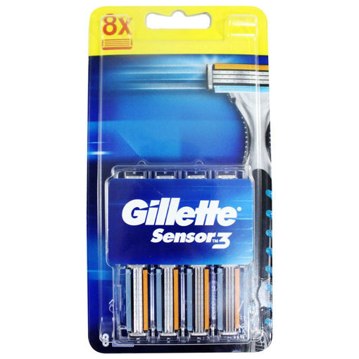 Gillette Sensor yedek Bıçak 8'li nin resmi