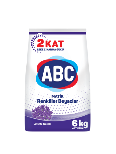 ABC Matik Lavanta Tazeliği Çamaşır Deterjanı 6 Kg nin resmi
