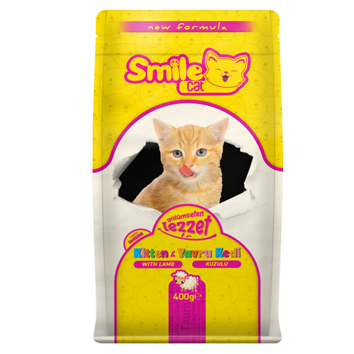 Smile Cat Kuzulu Yavru Kedi Maması 400 Gr nin resmi