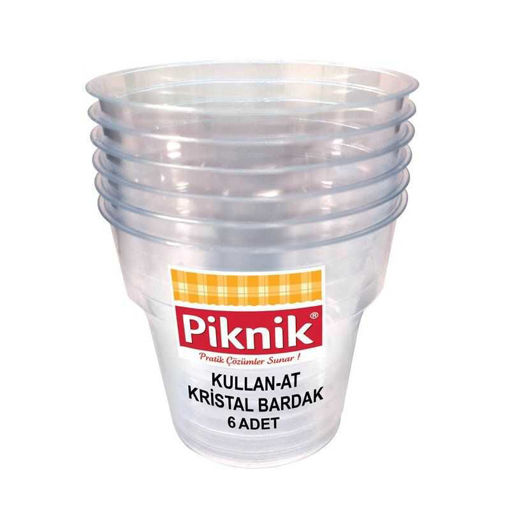 Piknik Krıstal Bardak 6 Adet nin resmi