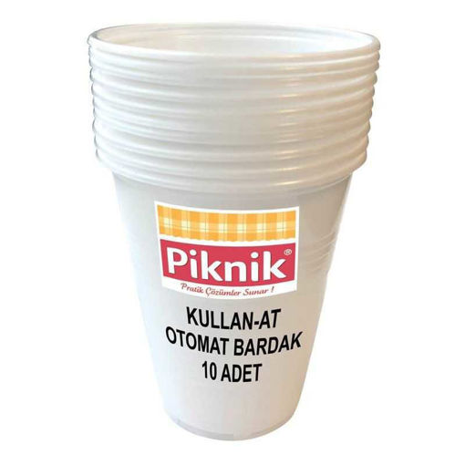 Piknik Plastik Bardak 10 Adet nin resmi