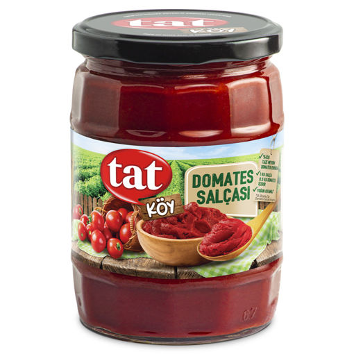 Tat Köy Domates Salçası 560 Gr nin resmi