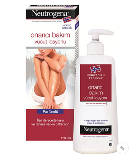 Neutrogena Onarıcı Günlük Bakım Parfümlü Vucüt Losyonu 250 Ml nin resmi