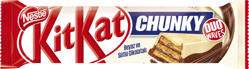 Nestle KitKat Chunky Duo Çikolatalı Gofret 38 Gr nin resmi