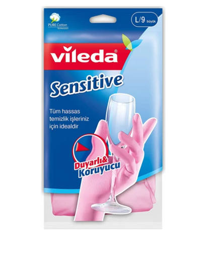 Vileda Candy Pink Eldiven Büyük nin resmi