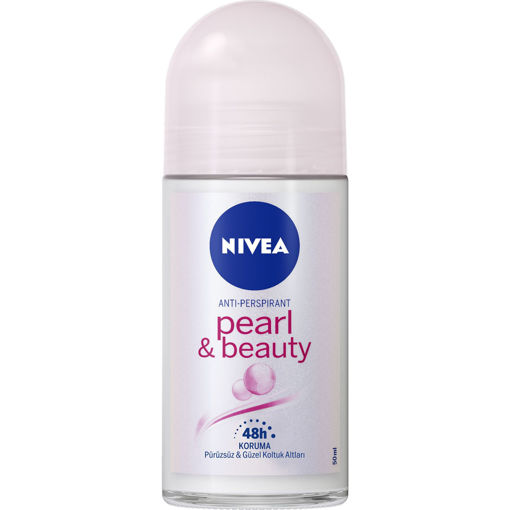 Nivea Pearl&Beauty Roll On Deodorant 50 Ml nin resmi