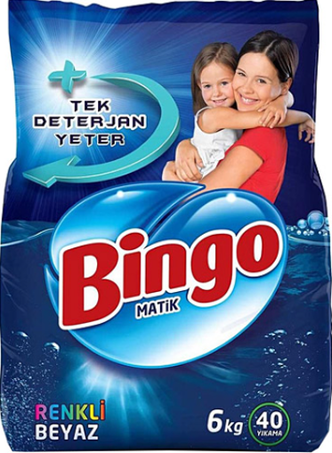 Bingo Matik Renkliler İçin Toz Deterjan 6 Kg nin resmi