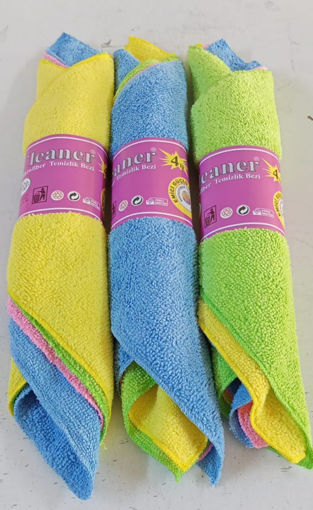 Cleaner Mikrofiber Temizlik Bezi 4'lü nin resmi