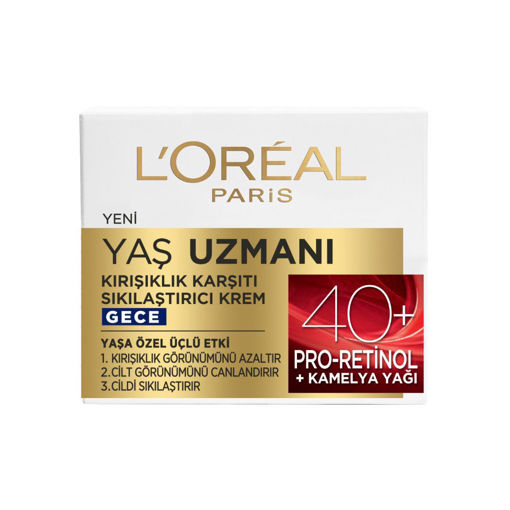 Loreal Paris Yaş Uzmanı +40 Kırışıklık Karşıtı Sıkılaştırıcı Krem 50 Ml nin resmi