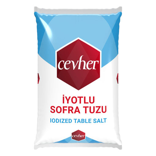 Cevher İyotlu Sofra Tuzu 750 Gr nin resmi
