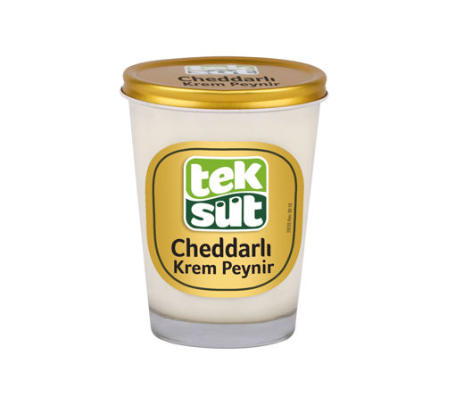 Teksüt Cheddarlı Krem Peynir 140 Gr nin resmi