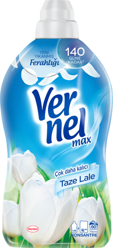 Vernel Max Taze Lale Konsantre Yumuşatıcı 1440 Ml nin resmi