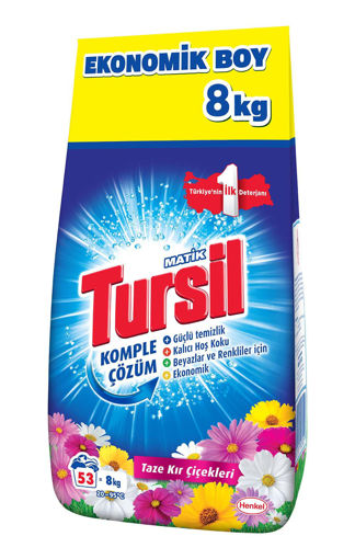 Tursilmatik Kır Çiçekleri Çamaşır Deterjanı 8 Kg nin resmi