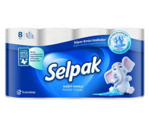 Selpak Extra Emici Havlu 8 Adet nin resmi