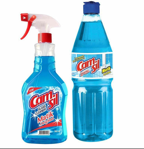 Camsil Original + Yedek Cam Temizleyici 1 Lt nin resmi