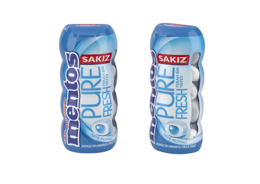 Mentos Pure Fresh Nane Aromalı Sakız 30 Gr nin resmi