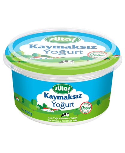 Sütaş Kaymaksız Yoğurt 600 Gr nin resmi