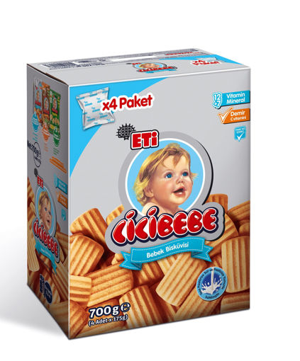 Eti Cici Bebe Kutu Büskivi 700 gr nin resmi