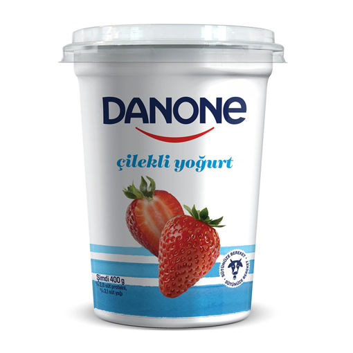 Danone Çilekli Meyveli Yoğurt 400 Gr nin resmi